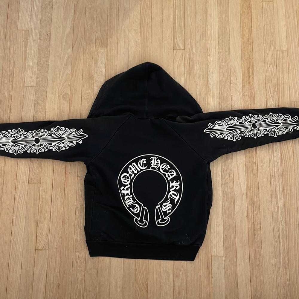 Vintage Chrome Hearts zip up hoodie